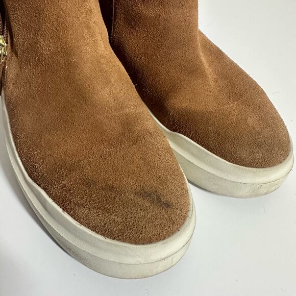 Cole Haan Women's Grand Pro Rally Shearling Boot Sneakers Size 10 Faux Fur - Picture 2 of 9